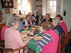 Picture, People at Lent Lunch